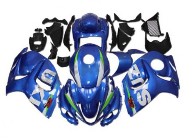 Carénage Moto GSXR 1300 Hayabusa 2008-2019 - Bleu Blanc Vente en Gros Carénage Moto GSXR 1300 Hayabusa 2008-2019 - Bleu Blanc Vente en Gros