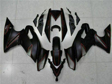 Carénage Moto EX650 2009-2011 - Noir Rouge Vente en Gros