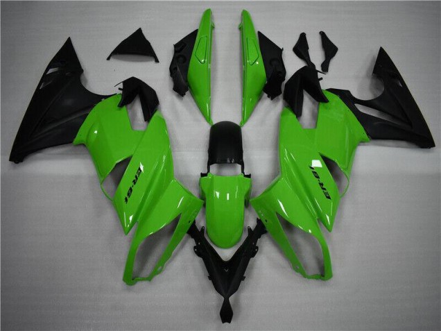 Carénage Moto EX650 2009-2011 - Vert Noir Vente en Gros Carénage Moto EX650 2009-2011 - Vert Noir Vente en Gros