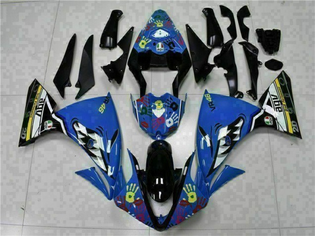 Carénages Moto R1 2009-2011 - Bleu Vente en Gros Carénages Moto R1 2009-2011 - Bleu Vente en Gros