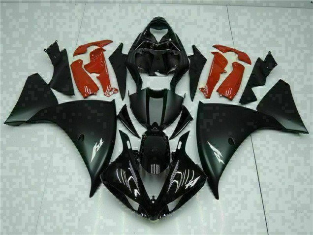 Carénage Moto R1 2009-2011 - Noir Rouge Vente en Gros Carénage Moto R1 2009-2011 - Noir Rouge Vente en Gros