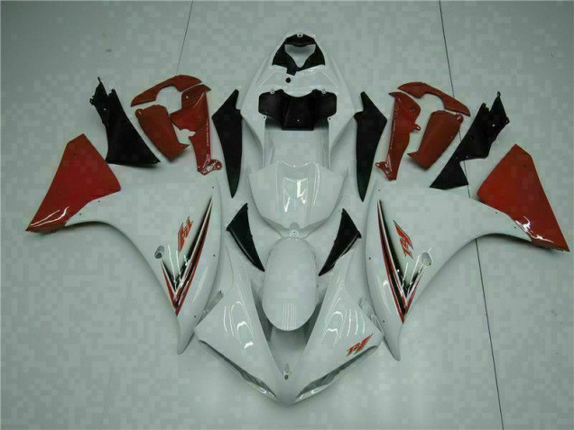 Carénage Moto R1 2009-2011 - Blanc Rouge Vente en Gros Carénage Moto R1 2009-2011 - Blanc Rouge Vente en Gros