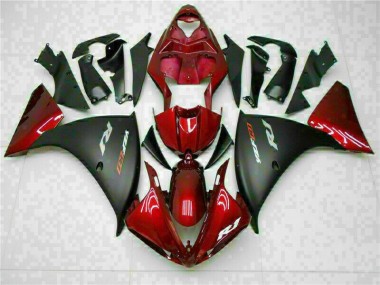 Carénages Moto R1 2009-2011 - Rouge Noir Vente en Gros