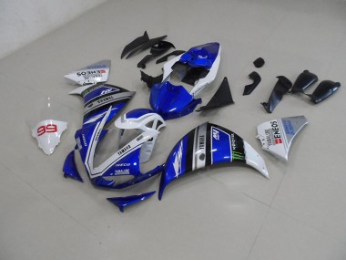 Carrosserie Moto R1 2009-2011 - Bleu Blanc Vente en Gros