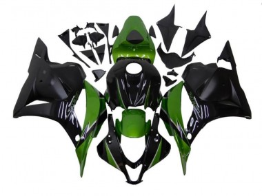 Carénage Moto CBR 600 RR 2009-2012 - Vert Noir Vente en Gros