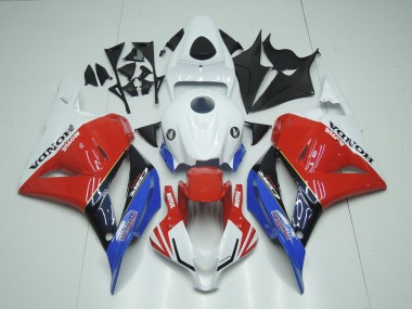 Carénage Moto CBR 600 RR 2009-2012 - Blanc Motul Rouge Bleu Vente en Gros