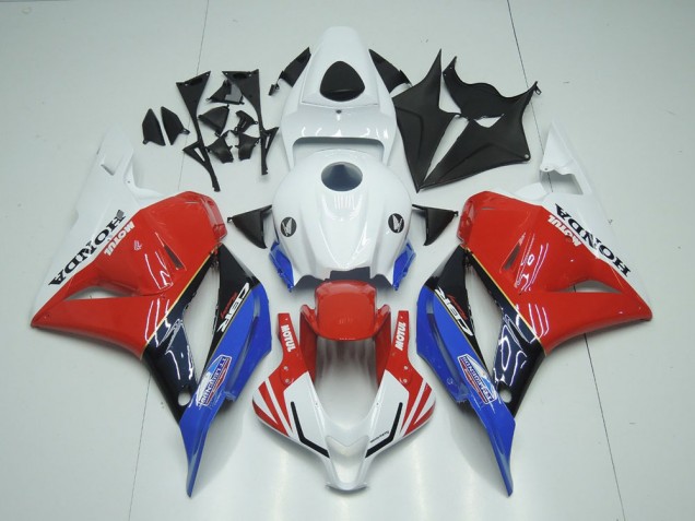 Carénage Moto CBR 600 RR 2009-2012 - Blanc Motul Rouge Bleu Vente en Gros Carénage Moto CBR 600 RR 2009-2012 - Blanc Motul Rouge Bleu Vente en Gros