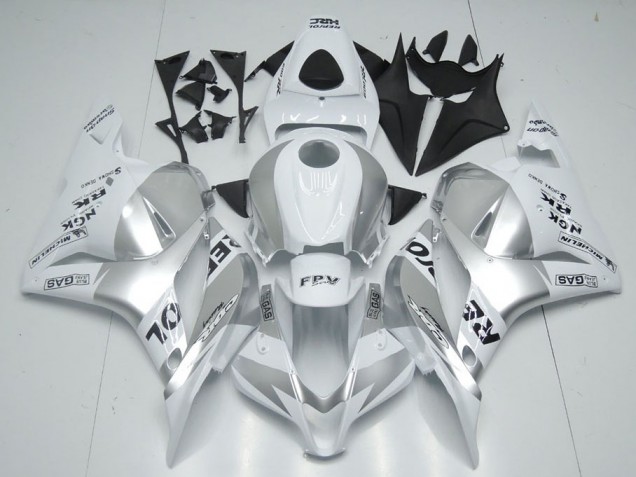Carénage Moto CBR 600 RR 2009-2012 - Blanc Argent Repsol Vente en Gros Carénage Moto CBR 600 RR 2009-2012 - Blanc Argent Repsol Vente en Gros