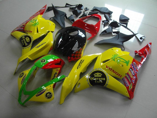 Carénage Moto CBR 600 RR 2009-2012 - Jaune Corona Extra Vente en Gros Carénage Moto CBR 600 RR 2009-2012 - Jaune Corona Extra Vente en Gros