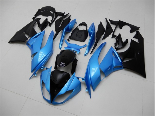 Carénages Moto ZX6R 2009-2012 - Bleu Noir Vente en Gros Carénages Moto ZX6R 2009-2012 - Bleu Noir Vente en Gros