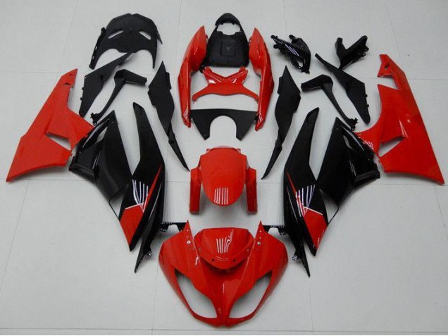 Carénage Moto ZX6R 2009-2012 - Rouge Noir Vente en Gros Carénage Moto ZX6R 2009-2012 - Rouge Noir Vente en Gros