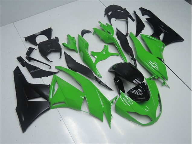 Carrosserie Moto ZX6R 2009-2012 - Vert Noir Vente en Gros Carrosserie Moto ZX6R 2009-2012 - Vert Noir Vente en Gros