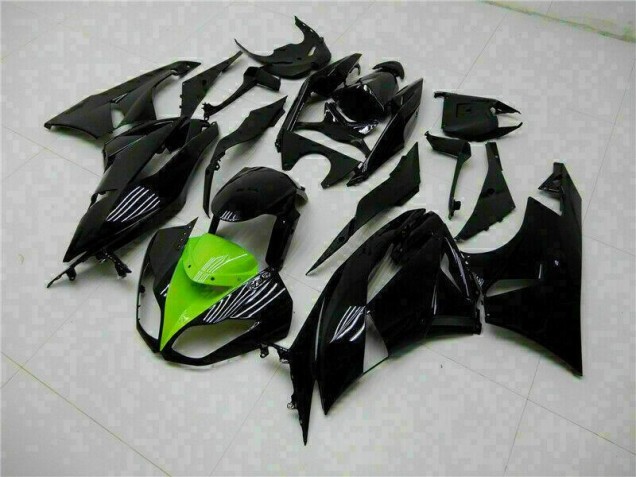 Kit Carénages Motos Complet ZX6R 2009-2012 - Noir Vert Vente en Gros Kit Carénages Motos Complet ZX6R 2009-2012 - Noir Vert Vente en Gros