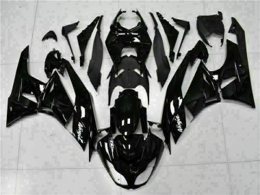 Carénage Moto ZX6R 2009-2012 - Noir Blanc Ninja Vente en Gros