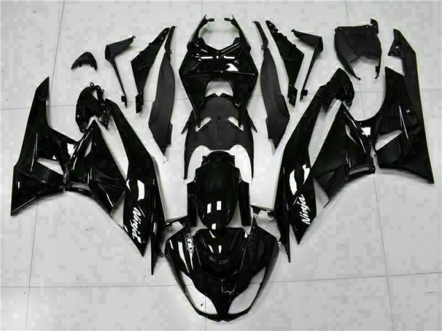 Carénage Moto ZX6R 2009-2012 - Noir Blanc Ninja Vente en Gros Carénage Moto ZX6R 2009-2012 - Noir Blanc Ninja Vente en Gros
