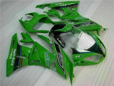 Carénage Moto ZX6R 2009-2012 - Vert Noir LeoVince Vente en Gros