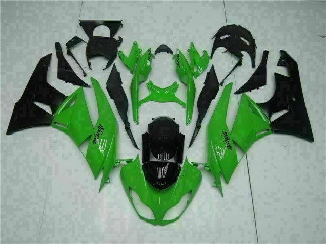 Carénage Moto ZX6R 2009-2012 - Noir Vert Vente en Gros Carénage Moto ZX6R 2009-2012 - Noir Vert Vente en Gros