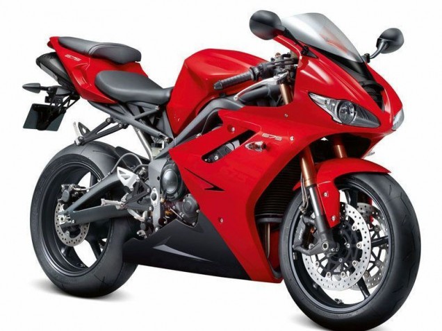 Carénage Moto Daytona 675 Triple 2009-2012 - Rouge Noir Vente en Gros Carénage Moto Daytona 675 Triple 2009-2012 - Rouge Noir Vente en Gros