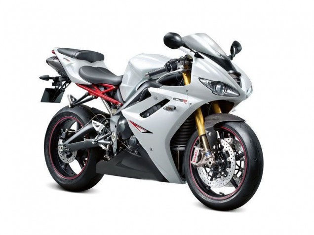 Carénage Moto Daytona 675 Triple 2009-2012 - Blanc Nacré Noir Vente en Gros Carénage Moto Daytona 675 Triple 2009-2012 - Blanc Nacré Noir Vente en Gros
