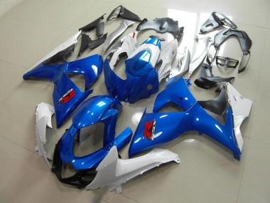 Carénages Moto GSXR 1000 K9 2009-2016 - Bleu et Blanc Style OEM Vente en Gros