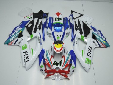 Carénage Moto GSXR 1000 K9 2009-2016 - Fixi Light Bleu Vente en Gros