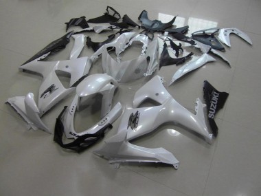 Carénage Moto GSXR 1000 K9 2009-2016 - Blanc Nacré et Noir Vente en Gros
