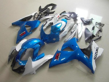 Carénages Moto GSXR 1000 K9 2009-2016 - Blanc Bleu Vente en Gros