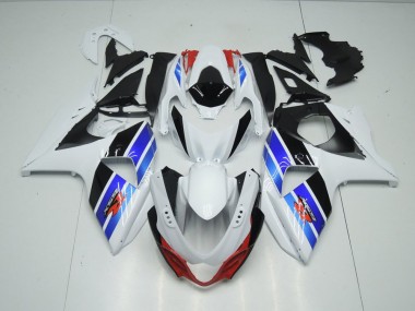 Carénage Moto GSXR 1000 K9 2009-2016 - Blanc Bleu Noir Vente en Gros