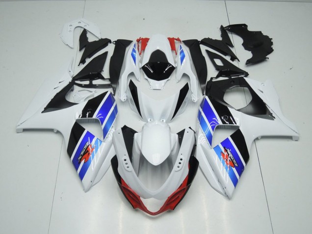 Carénage Moto GSXR 1000 K9 2009-2016 - Blanc Bleu Noir Vente en Gros Carénage Moto GSXR 1000 K9 2009-2016 - Blanc Bleu Noir Vente en Gros