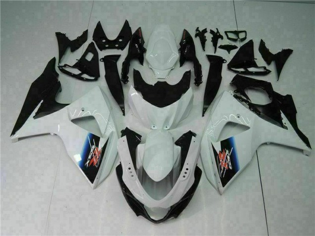 Carrosserie Moto GSXR 1000 K9 2009-2016 - Blanc Noir Vente en Gros Carrosserie Moto GSXR 1000 K9 2009-2016 - Blanc Noir Vente en Gros
