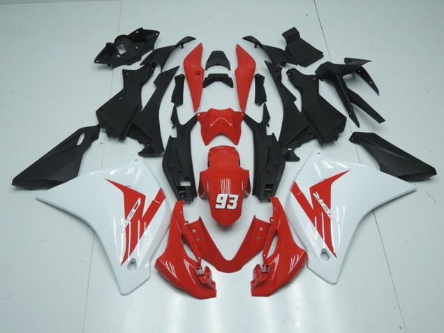 Carénage Moto CBR 125 R 2011-2013 - Rouge Blanc 93 Vente en Gros Carénage Moto CBR 125 R 2011-2013 - Rouge Blanc 93 Vente en Gros