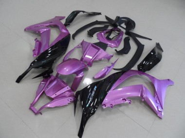Carénage Moto ZX10R 2011-2015 - Rose et Noir Vente en Gros