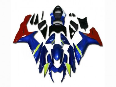 Carénage Moto GSXR 600 / 750 K11 2011-2024 - Bleu Rouge Vente en Gros