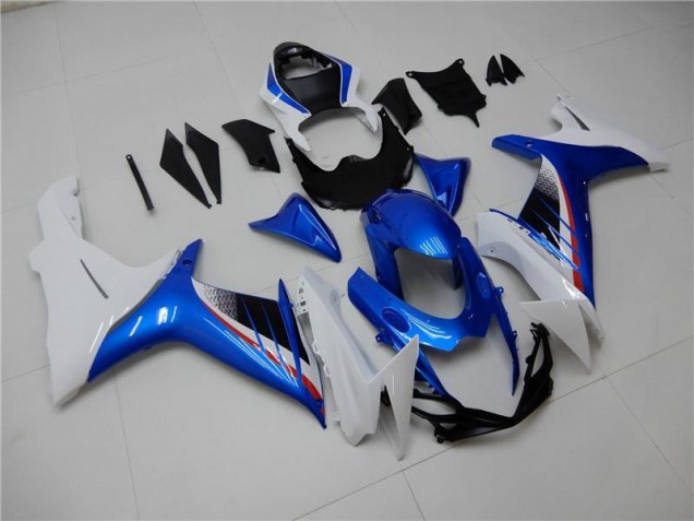 Carénages Moto GSXR 600 / 750 K11 2011-2024 - Bleu Blanc Vente en Gros Carénages Moto GSXR 600 / 750 K11 2011-2024 - Bleu Blanc Vente en Gros