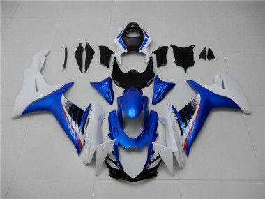 Carénages Moto GSXR 600 / 750 K11 2011-2024 - Bleu Blanc Vente en Gros