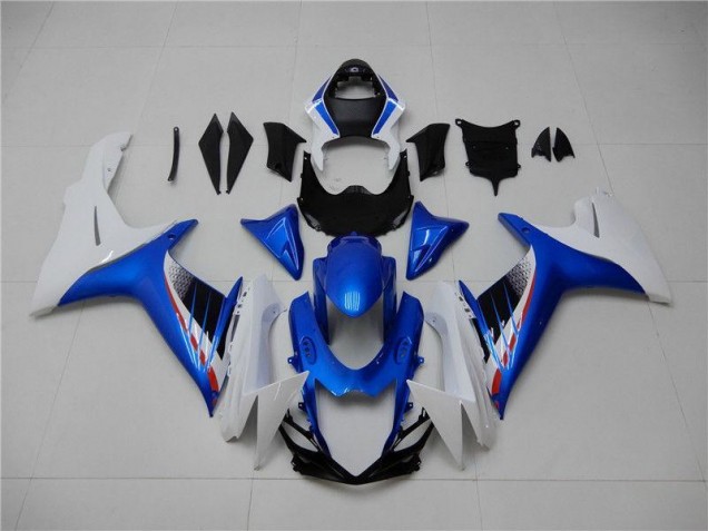 Carénages Moto GSXR 600 / 750 K11 2011-2024 - Bleu Blanc Vente en Gros Carénages Moto GSXR 600 / 750 K11 2011-2024 - Bleu Blanc Vente en Gros
