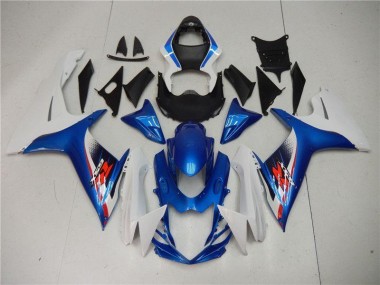 Carrosserie Moto GSXR 600 / 750 K11 2011-2024 - Bleu Blanc Vente en Gros