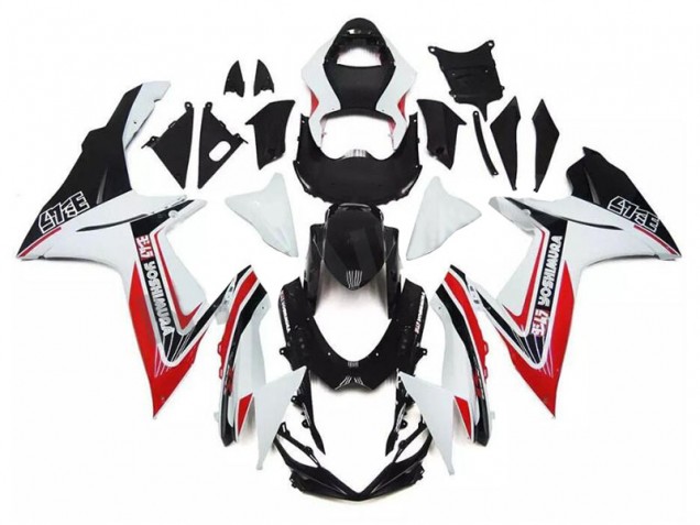 Carénage Moto GSXR 600 / 750 K11 2011-2024 - Blanc Rouge Noir Vente en Gros Carénage Moto GSXR 600 / 750 K11 2011-2024 - Blanc Rouge Noir Vente en Gros