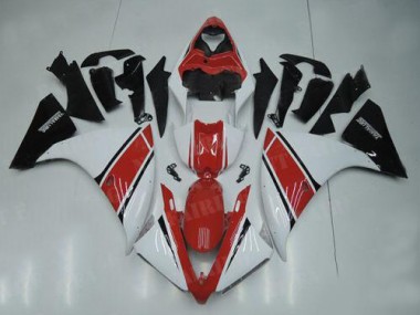 Carénage Moto R1 2012-2014 - Blanc Rouge Noir Vente en Gros