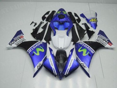 Carénage Moto R1 2012-2014 - Bleu Blanc Noir Vente en Gros