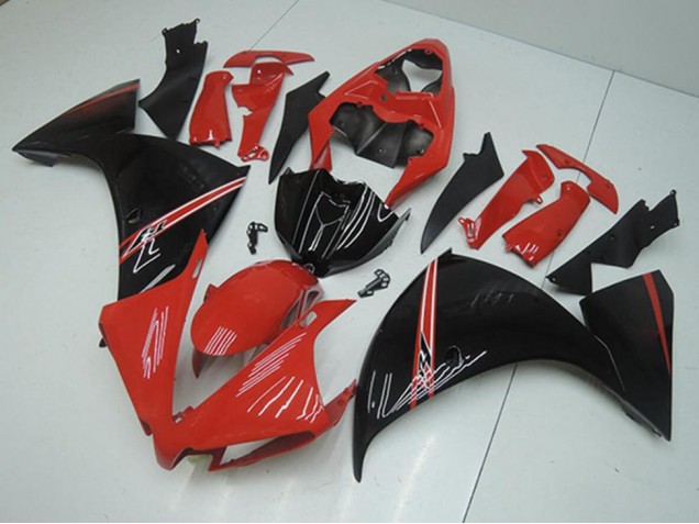 Carénage Moto R1 2012-2014 - Rouge Noir Vente en Gros Carénage Moto R1 2012-2014 - Rouge Noir Vente en Gros