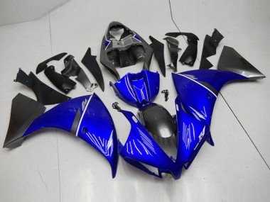 Carénage Moto R1 2012-2014 - Noir Bleu Vente en Gros