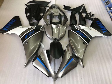 Carénage Moto R1 2012-2014 - Argent Bleu Vente en Gros