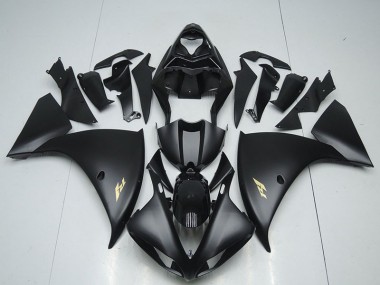Carénage Moto R1 2012-2014 - Noir Mat Décalque Vente en Gros