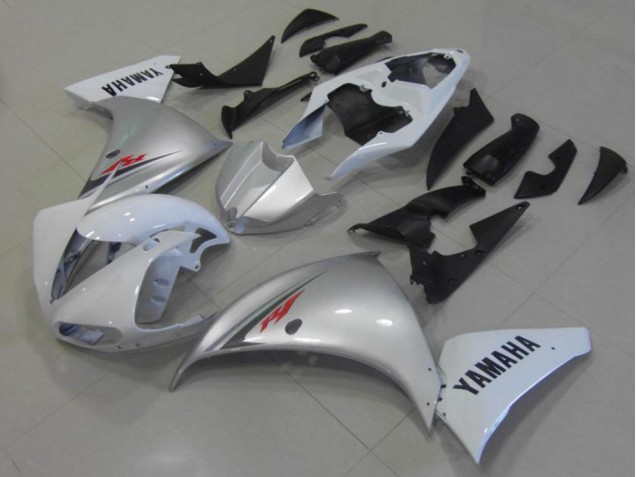 Carénage Moto R1 2012-2014 - Blanc Argent Vente en Gros Carénage Moto R1 2012-2014 - Blanc Argent Vente en Gros