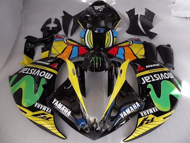 Carénage Moto R1 2012-2014 - Rossi Movistar Vente en Gros Carénage Moto R1 2012-2014 - Rossi Movistar Vente en Gros