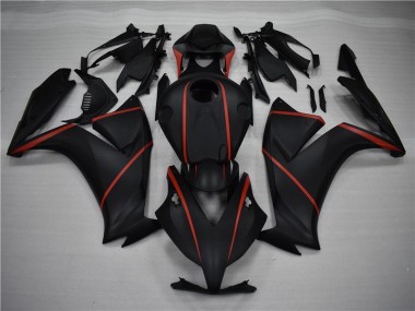 Carénage Moto CBR 1000 RR 2012-2016 - Noir Mat Rouge Vente en Gros