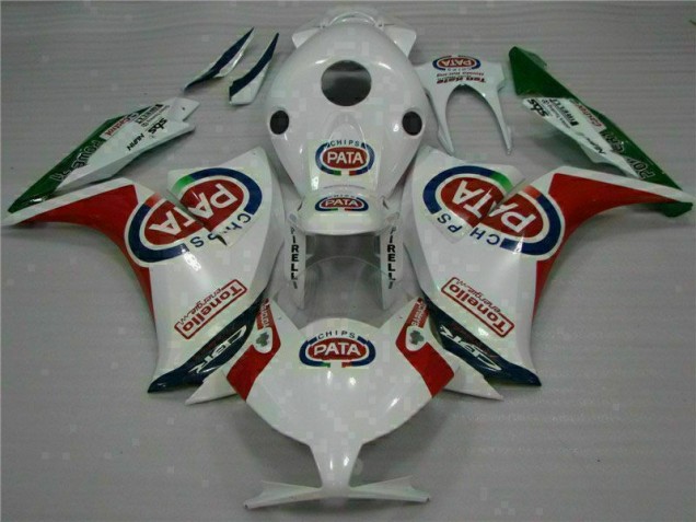 Carénages Moto CBR 1000 RR 2012-2016 - Rouge Blanc PATA Vente en Gros