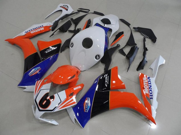 Carénage Moto CBR 1000 RR 2012-2016 - Orange Blanc TT Legend Vente en Gros Carénage Moto CBR 1000 RR 2012-2016 - Orange Blanc TT Legend Vente en Gros