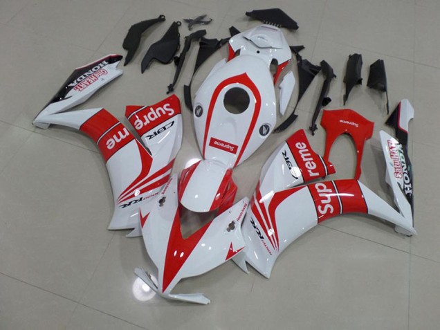 Carénage Moto CBR 1000 RR 2012-2016 - Rouge et Blanc Supreme Vente en Gros Carénage Moto CBR 1000 RR 2012-2016 - Rouge et Blanc Supreme Vente en Gros